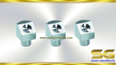 Gresörlük Çukur Başlı Eğri Tip Dişli Galvaniz K (D2a) Din 3405 45°