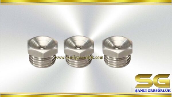 Flush Type greasenipple type L (D1) Stainless DIN 3405