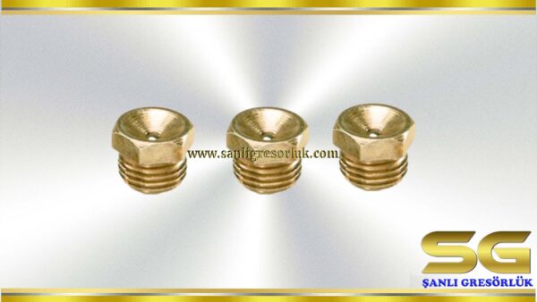 Flush Type greasenipple type L brass (D1) DIN 3405 Flush Type greasenipple type L brass (D1) DIN 3405