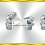 Hydraulic grease nipple H45 (H2) DIN 71412, zinc-plated steel