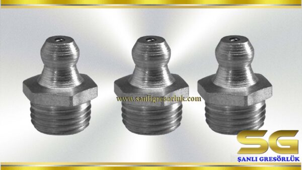 Hydraulic grease nipple HR (H1) Stainless DIN 71412 180°