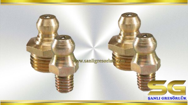 grease nipple HR (H1) Brass DIN 71412 180° grease nipple HR (H1) Brass DIN 71412 180°