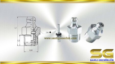 grease nipple HR (H1) DIN 71412