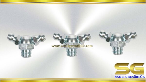 Hydraulic grease nipple double DIN 71412 Hydraulic grease nipple double DIN 71412